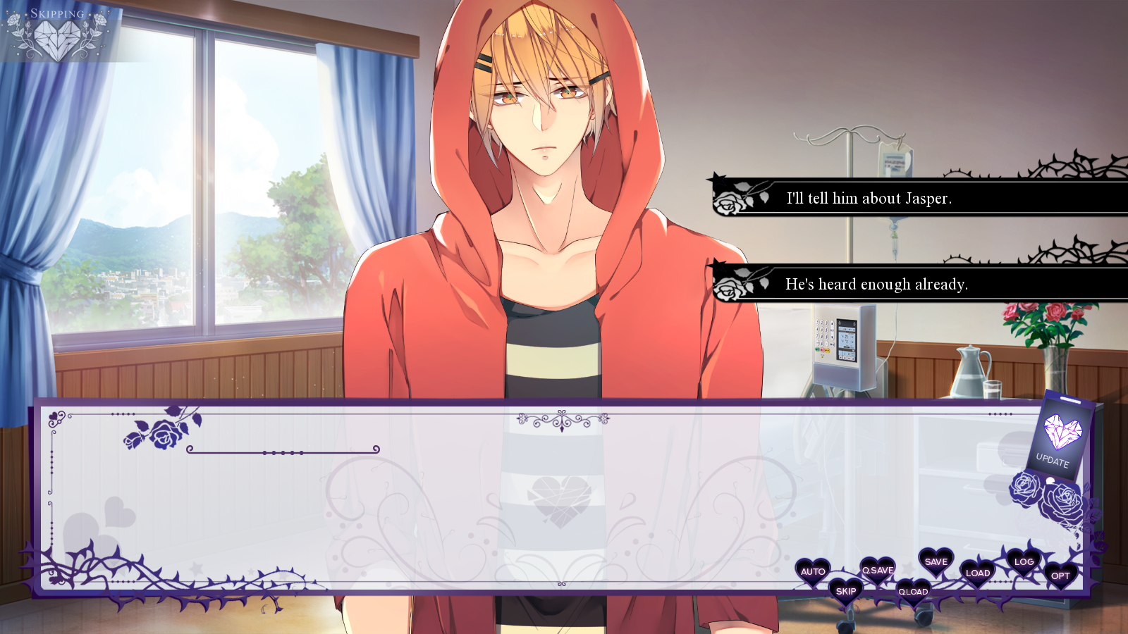 Pyrite Heart: Otome game review, Monochrome