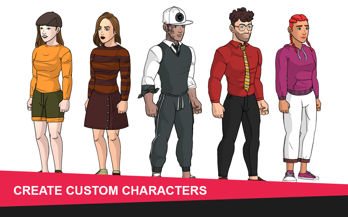 ToT characters made in an avatar maker site