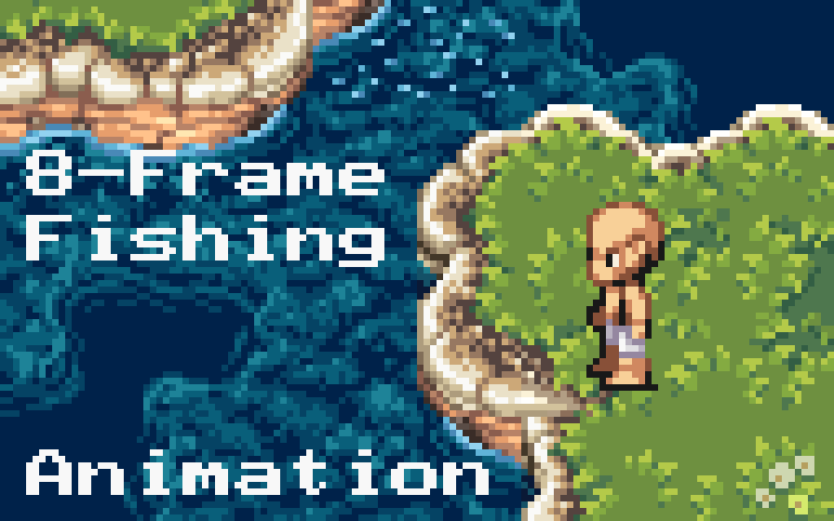 Fishing Improvement Update - Free Pixel Art Character - The Mana