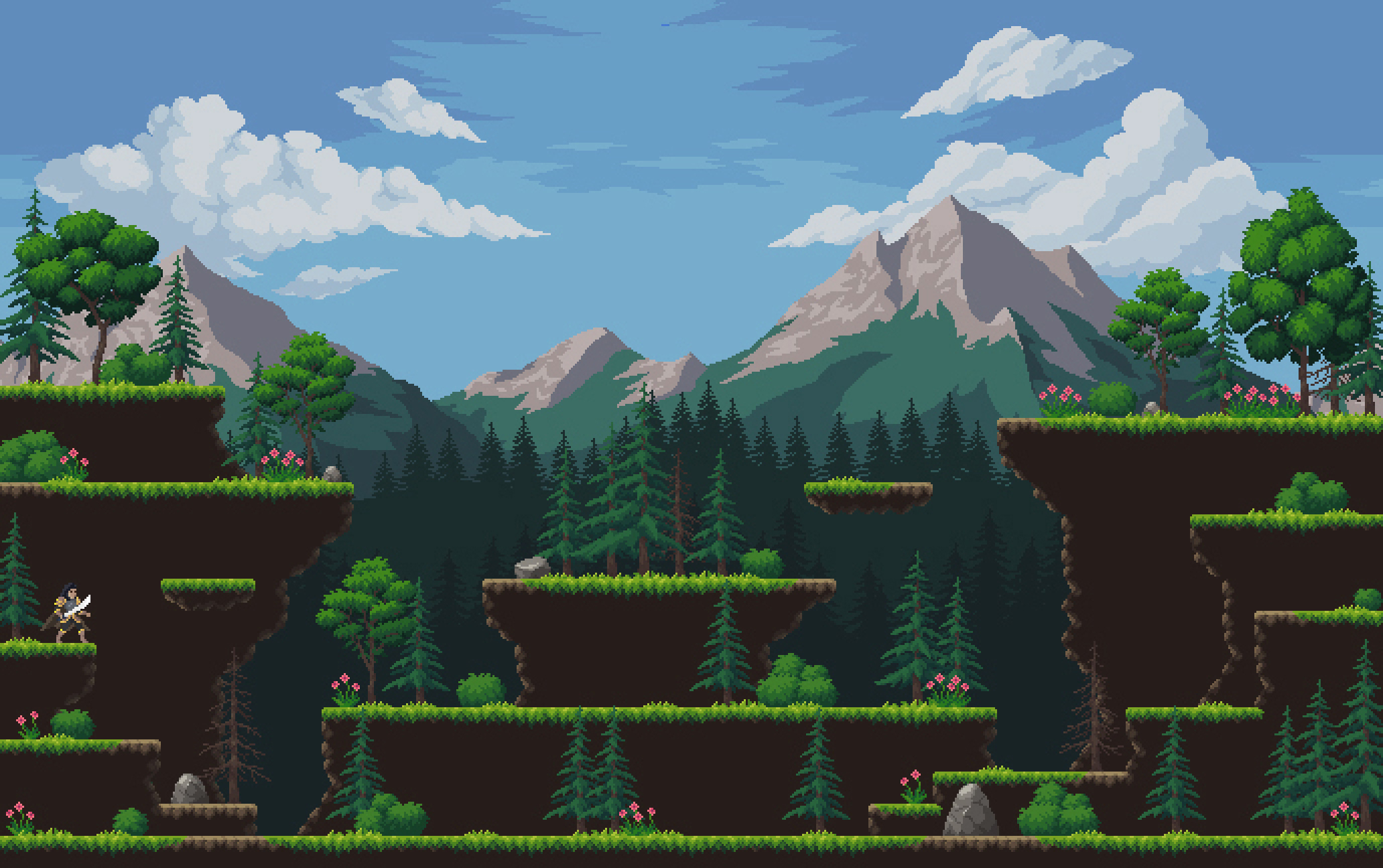 Forest Pixel Art Tileset | Images and Photos finder