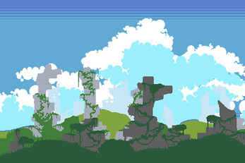Ruins 2D Tileset Pixel Art by Free Game Assets (GUI, Sprite, Tilesets)