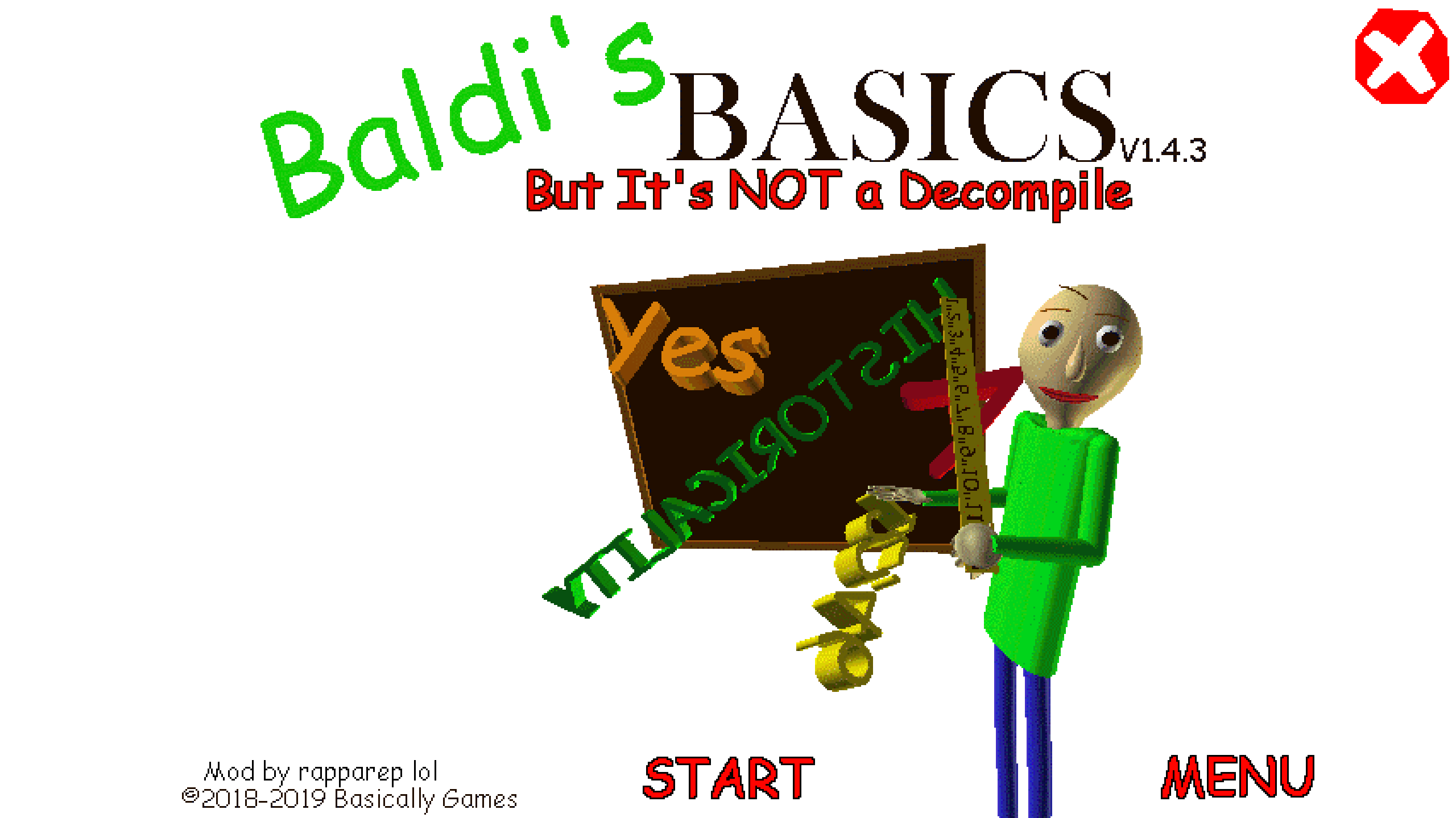 Baldi S Basics But It S Not A Decompile By Rapparep Lol