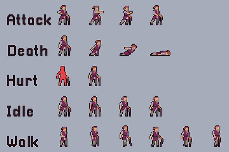 Villagers Sprite Sheets Free Pixel Art Pack By Free Game Assets GUI Sprite Tilesets