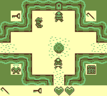 A game with graphics of a Game Boy game.