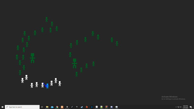 Zombie Apocalypse Simulation by C0N5T4NZ3