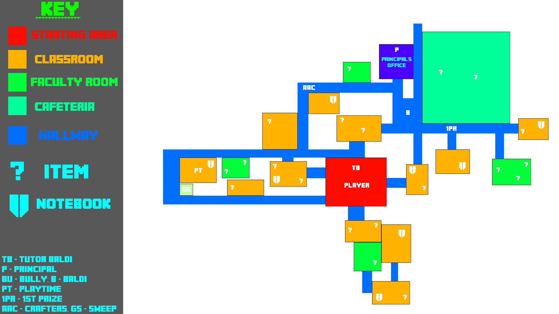 Baldi's Basics Plus (Beta Map) Minecraft Map
