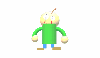 3D Baldi by i am ded!