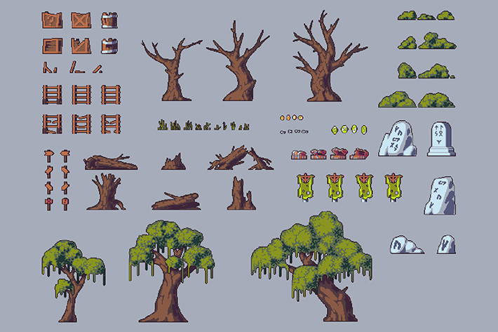 Free Game Tilesets by 2D Game Assets