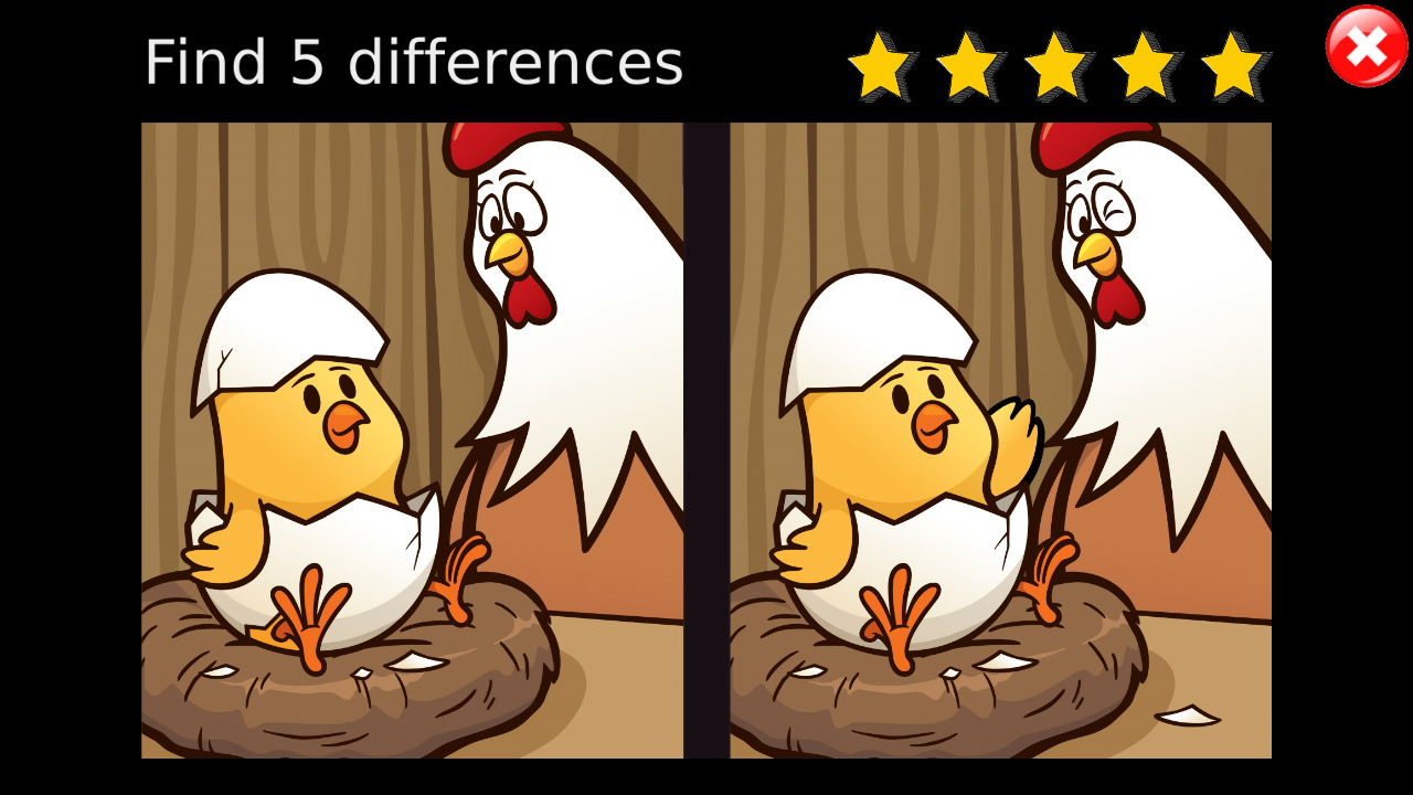 Find 5 Differences for kids FREE by vialgames