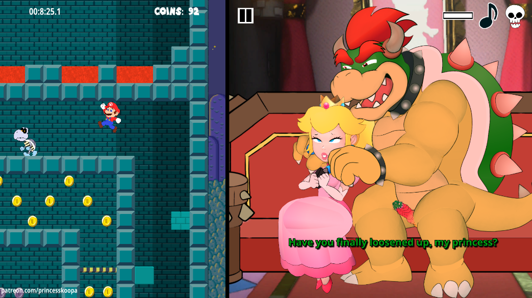 Bowser Sex Story - Bowser's Tower of Torture (Princess Peach Porn Game) by DryBoneX