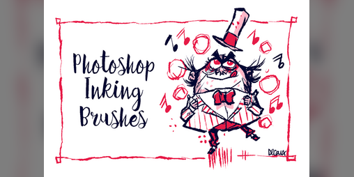Cover image for Photoshop Inking Brushes