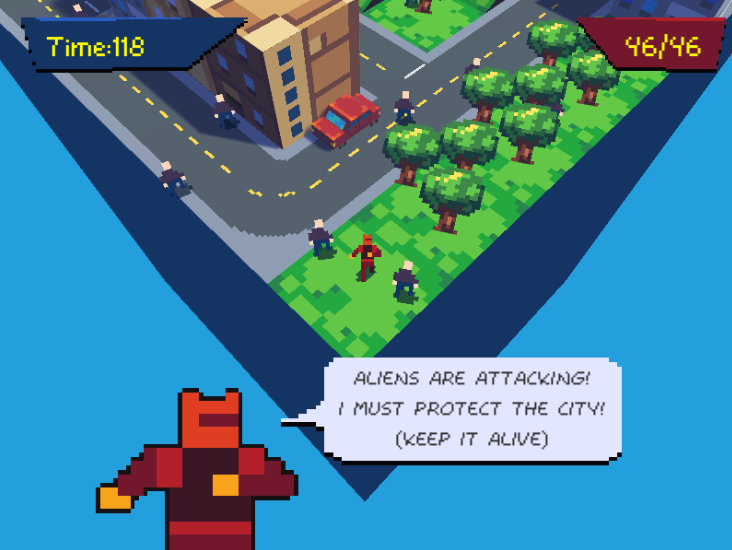 Super B Saves The City By Seán Bán