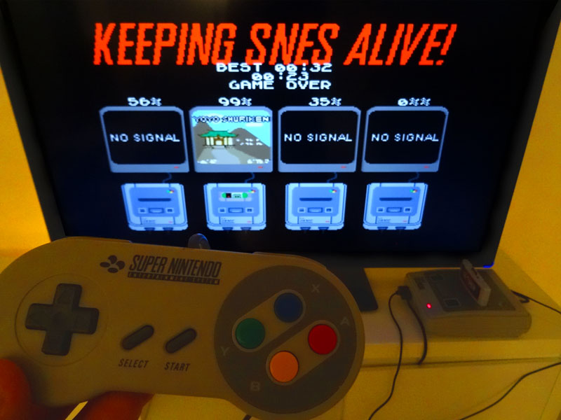 Flash-Cart Lets You Play SNES ROMs on Original Console