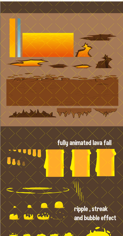 Lava level creation kit by Robert Brooks - gamedeveloperstudio.com