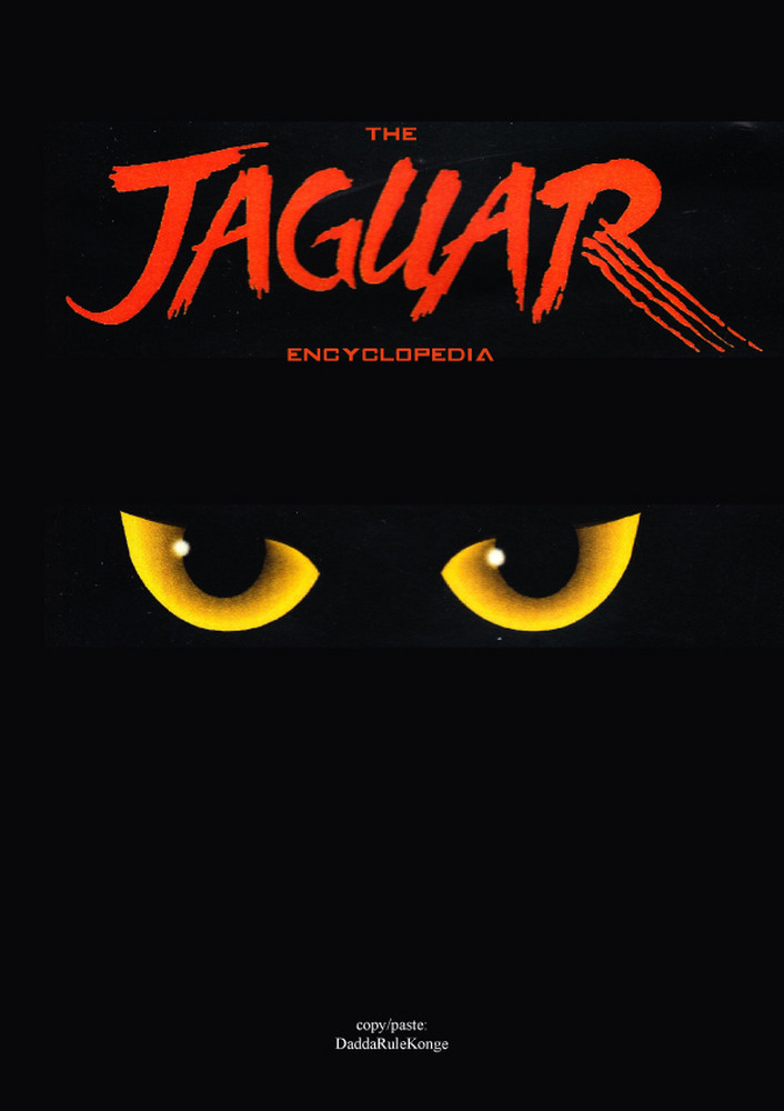 the Atari Jaguar Encyclopedia Book by DaddaRuleKonge