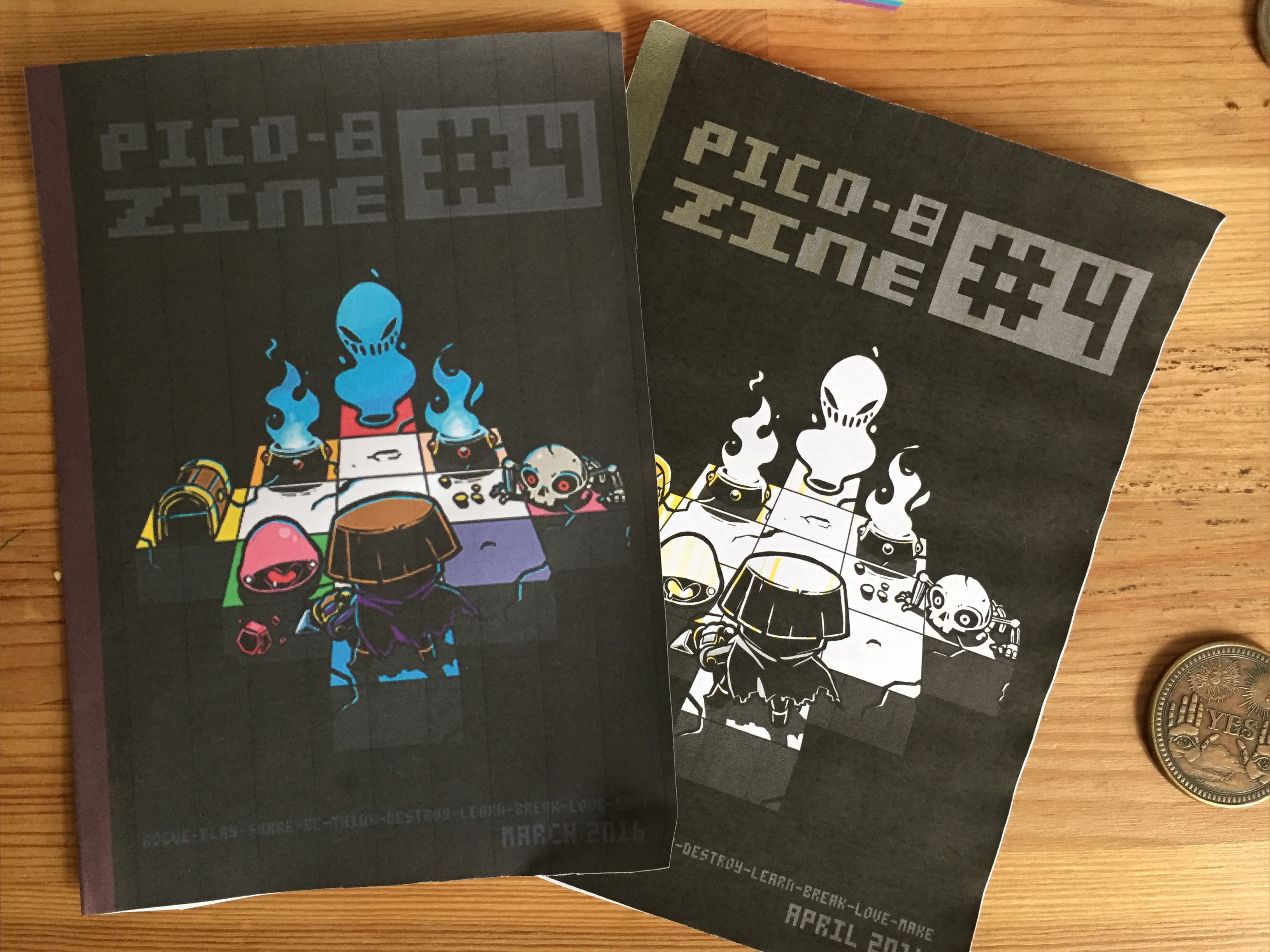 PICO 8 ZINE 4 SPECIAL ROGUELIKE By Sectordub