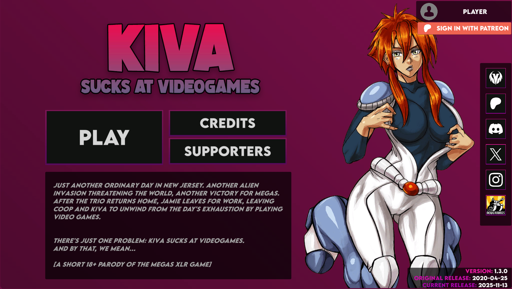 Screenshot 3 for Kiva Sucks At Videogames v1.3.1 [18+ Megas XLR Parody Game]