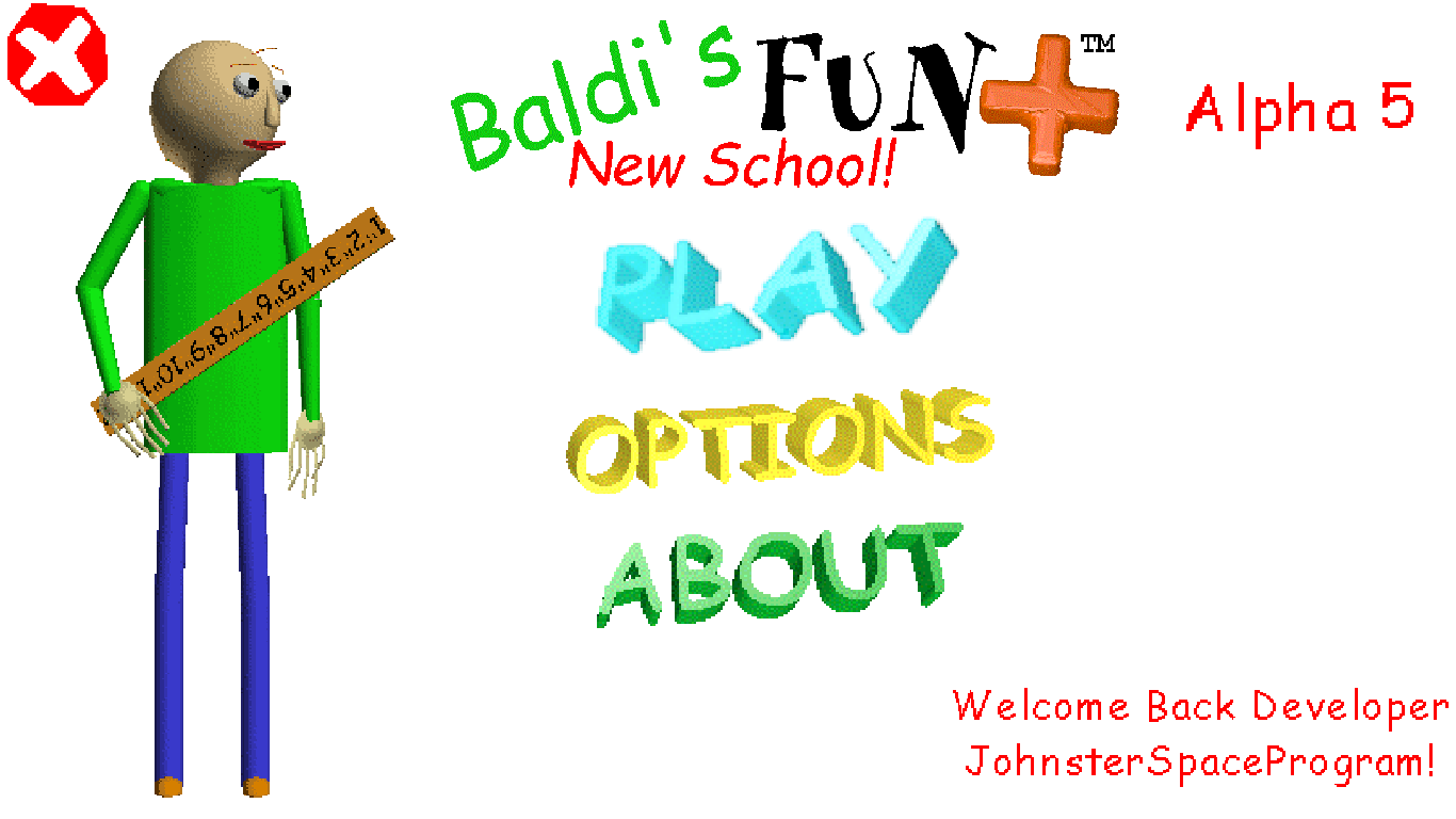 Baldi s fun new. Baldi s fun New School Plus. Baldi Basics Plus School. БАЛДИ Басикс плюс. Baldis fun New School Remastered.