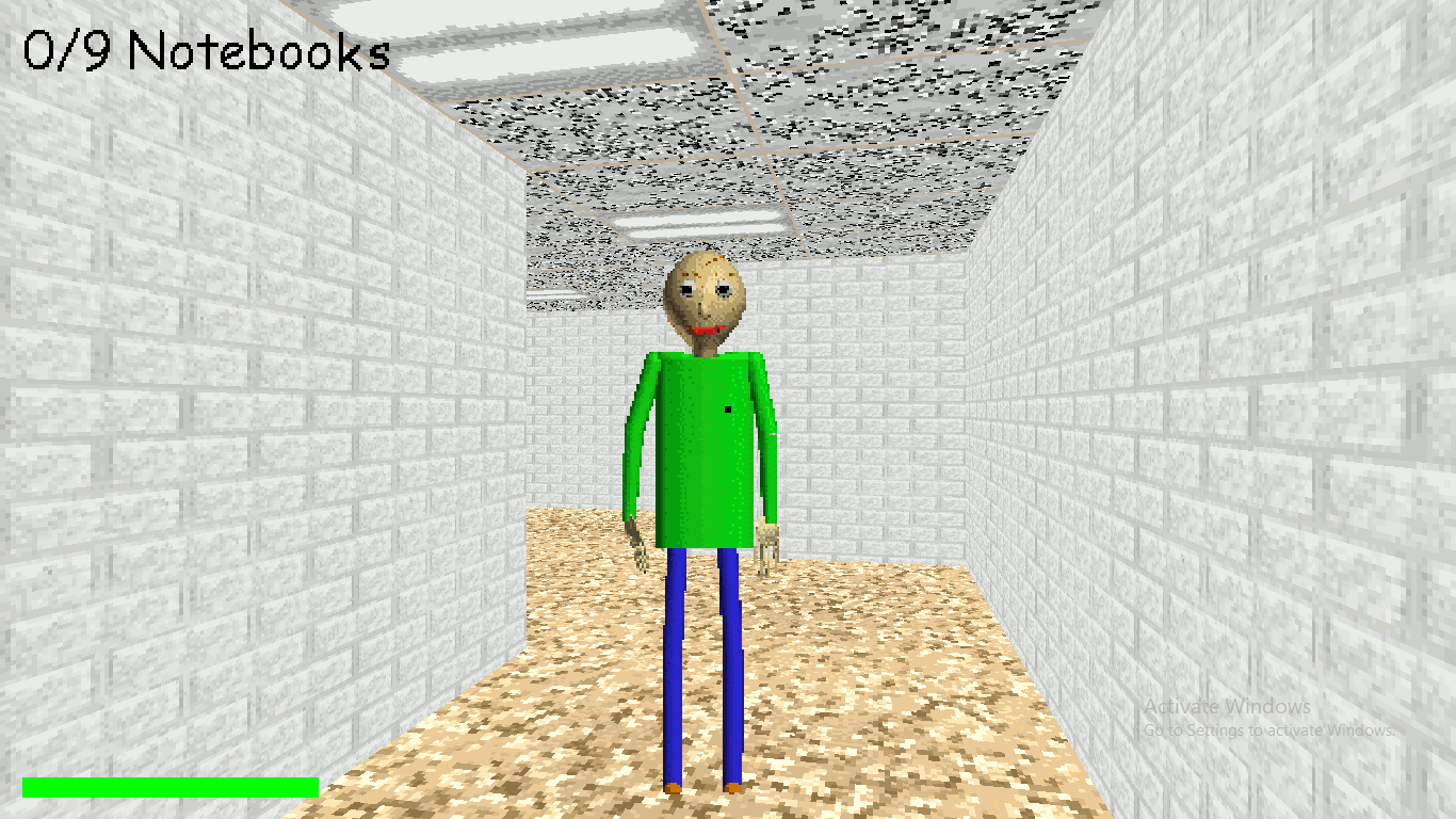 Baldi basics challenge