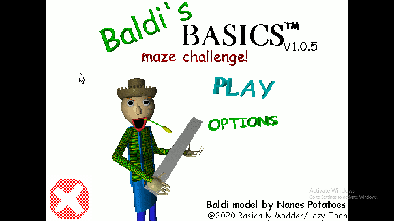 Baldi Basics Kickstarter Exclusive demo - Play Game Online for