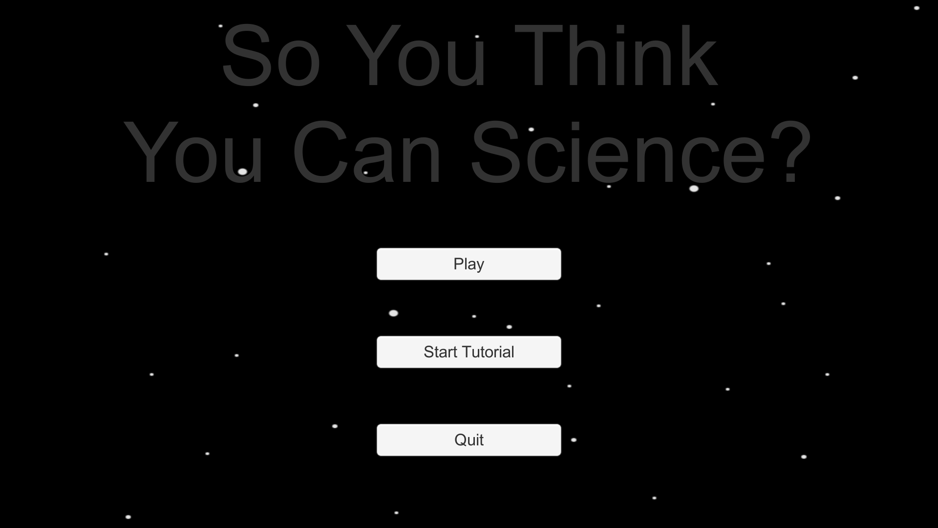 Cover image for So You Think You Can Science?