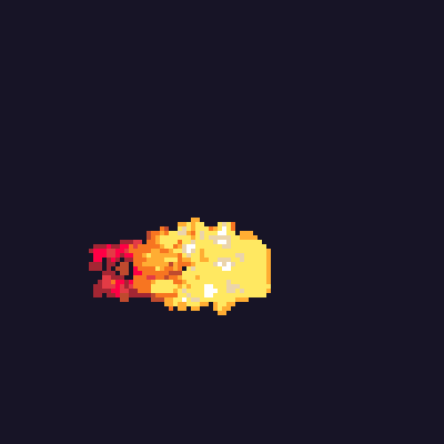 Pixel Fireball by Grappe. 