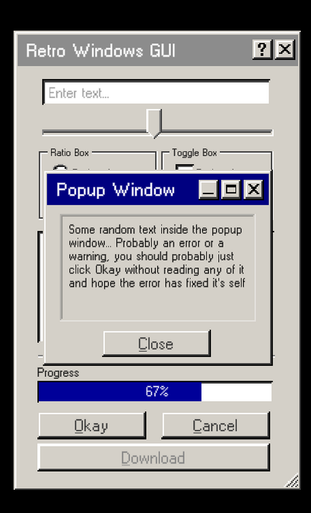 Retro Windows GUI by Comp-3 Interactive