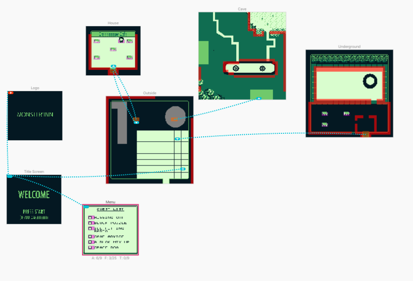 ATLS1100Original Game: Monster INN Mac OS