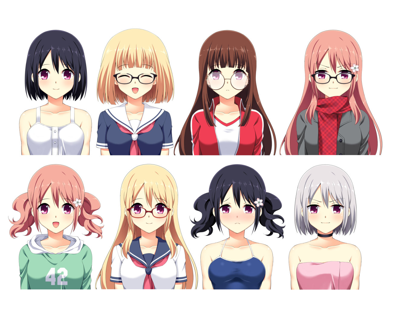 Draw anime sprite or pixel art for your game or visual novel by  Halfstaratelier, pixel art 32x32 anime