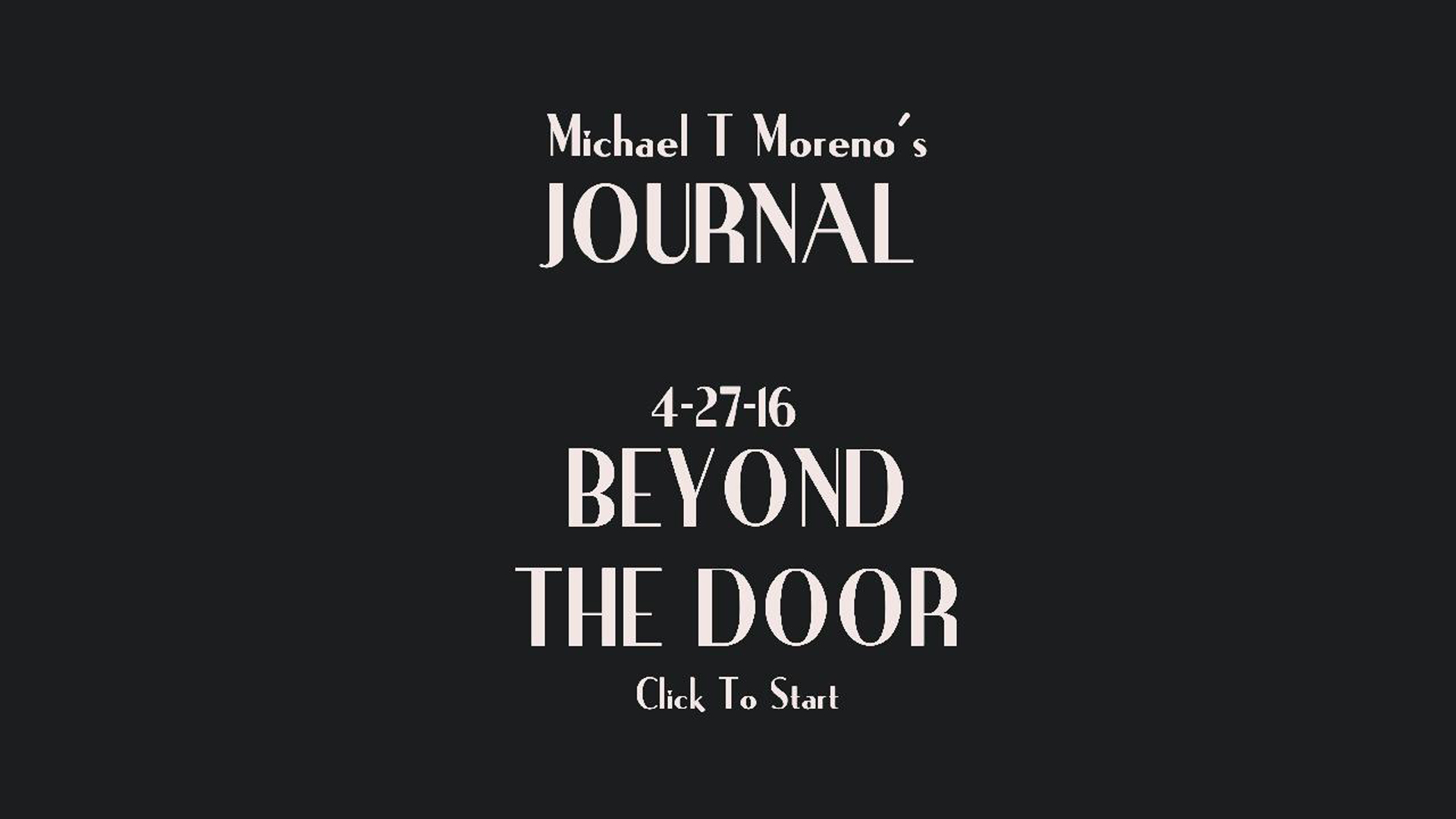 Cover image for BEYOND THE DOOR