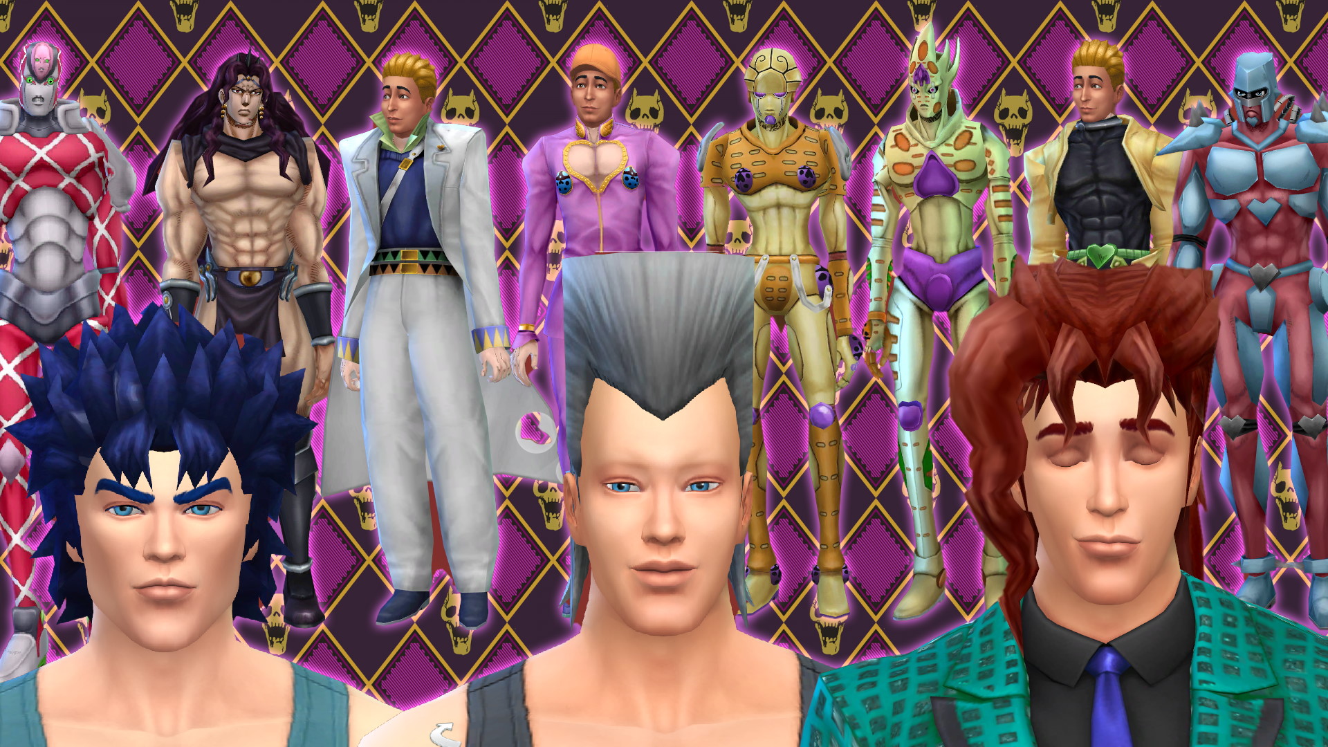 Jojo mod people. Симс 4 Геншин. Дио симс 4. Jojo SIMS 4. SIMS 2 Jojo.