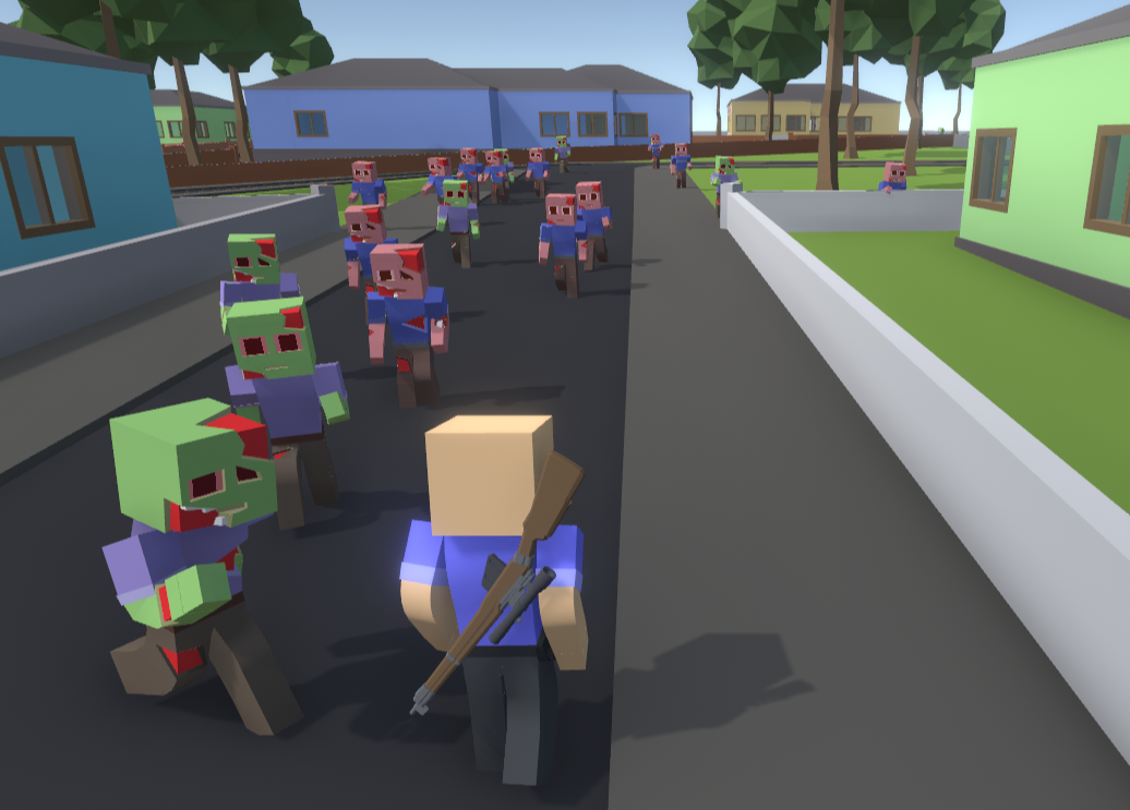 MINECRAFT: ZUMBI BLOCKS 3D jogo online gratuito em