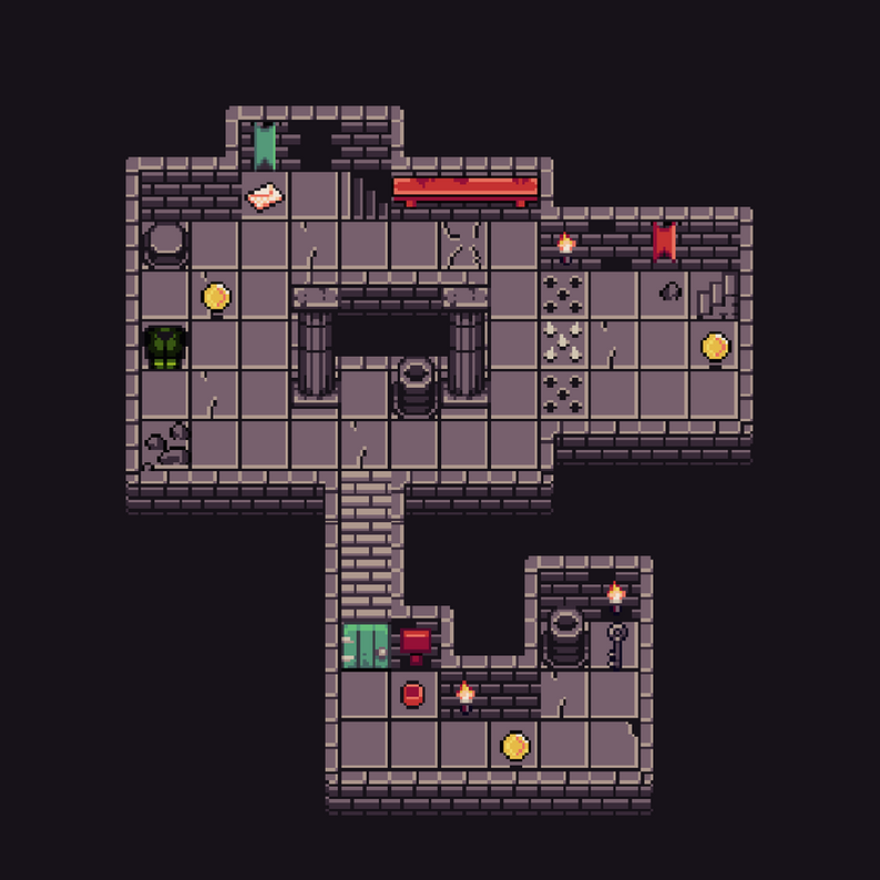 Complete Dungeon Tileset by Comp3 Interactive