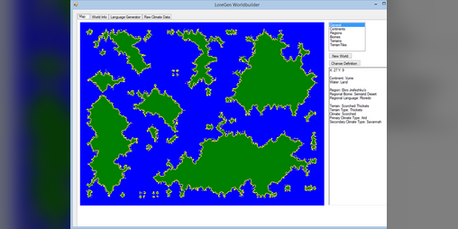 Cover image for LoreGen Worldbuilder