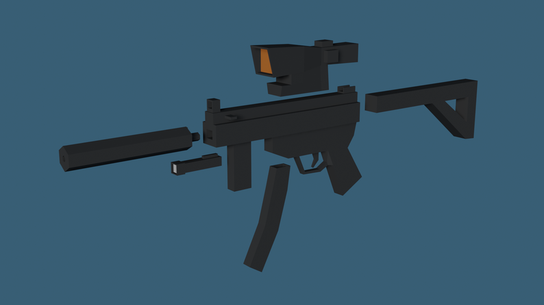 Weapons Pack Low Poly by RGS_Dev