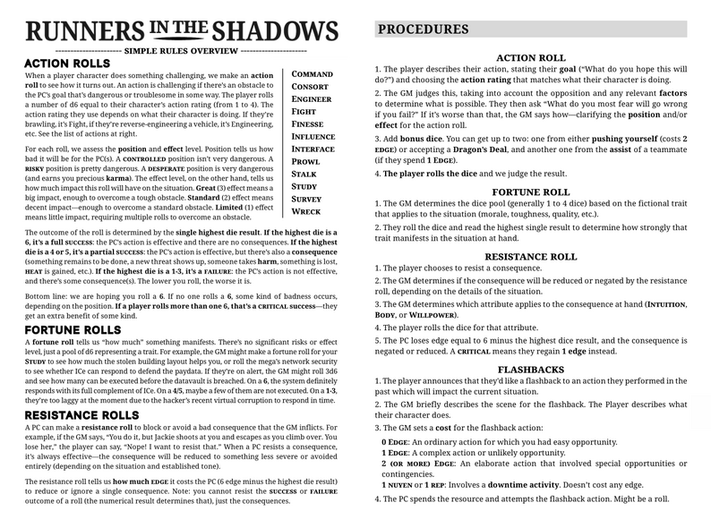 Runners in the Shadows by Mark Cleveland M
