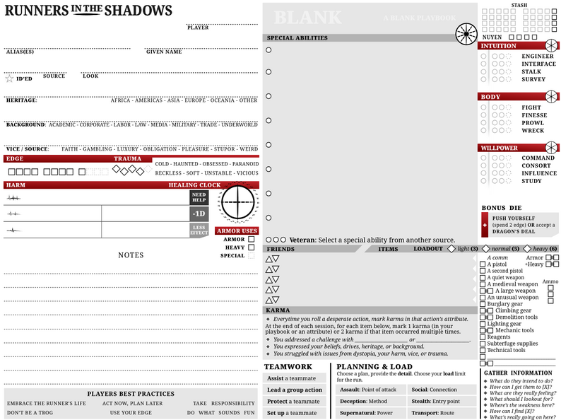 Runners in the Shadows by Mark Cleveland M