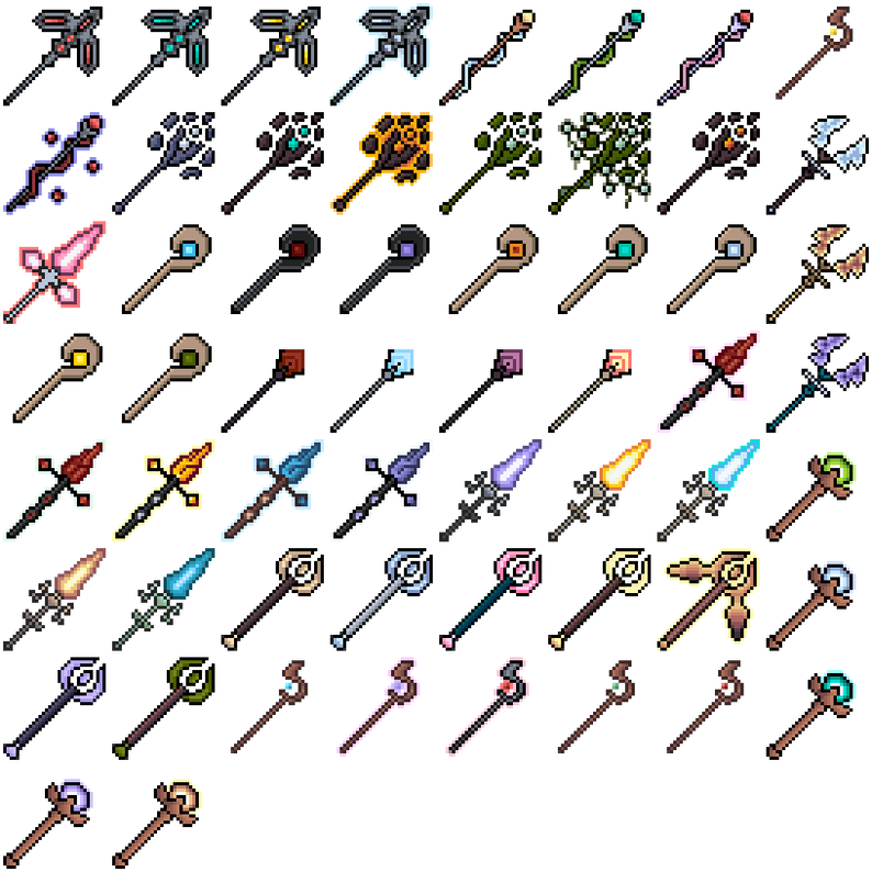 Willibab's Simple Weapon Icons by Monsteretrope