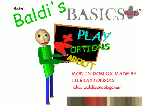 The Beta Baldi S Basics Funraiser By Baldithegameperson - making baldis basics a roblox account free download video
