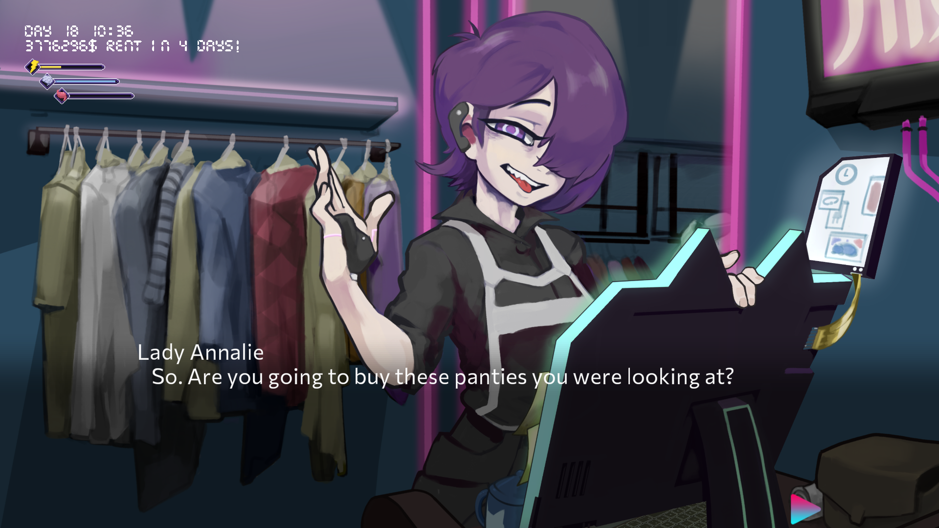 You can play My Dystopian Robot Girlfriend in the browser now