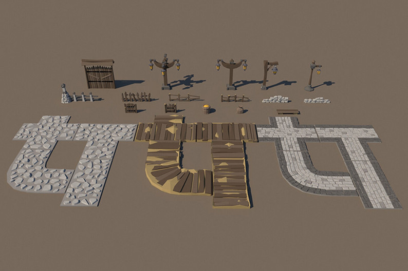 Free Environment Props 3D Low Poly Pack by Free Game Assets (GUI ...
