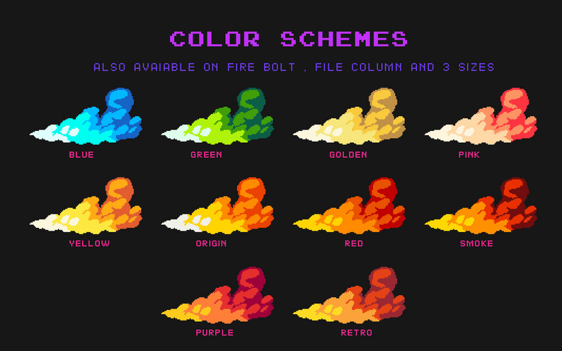 Fire Pixel Art Effect by sanctumpixel