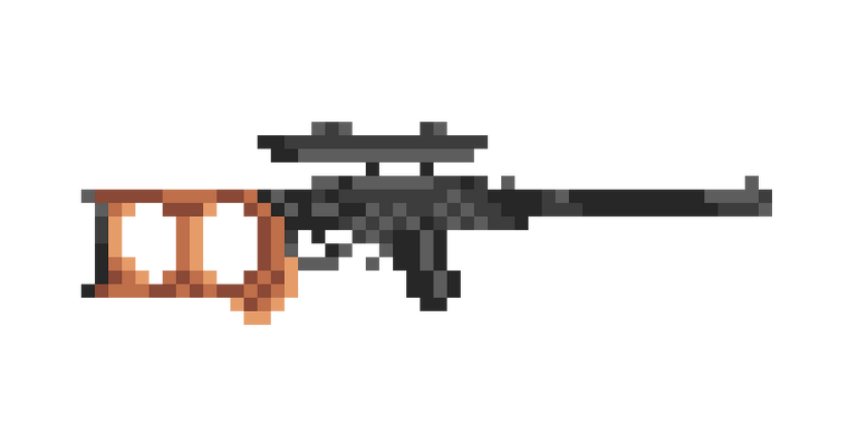 Pixel Guns D Gun Assets By Midnitepixel