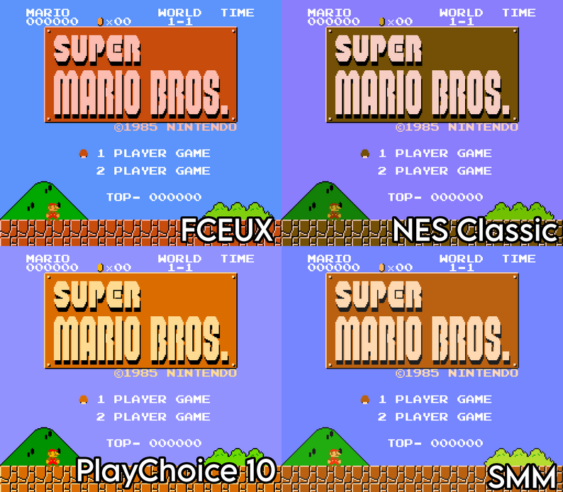 NES SMM Color Palette (FOR EMULATORS) by Daniel T. Gaming