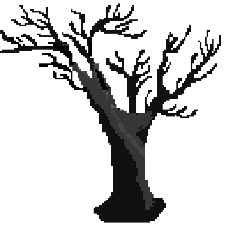 Pixel Art 2D Trees by Muhammad Shahrom Ali