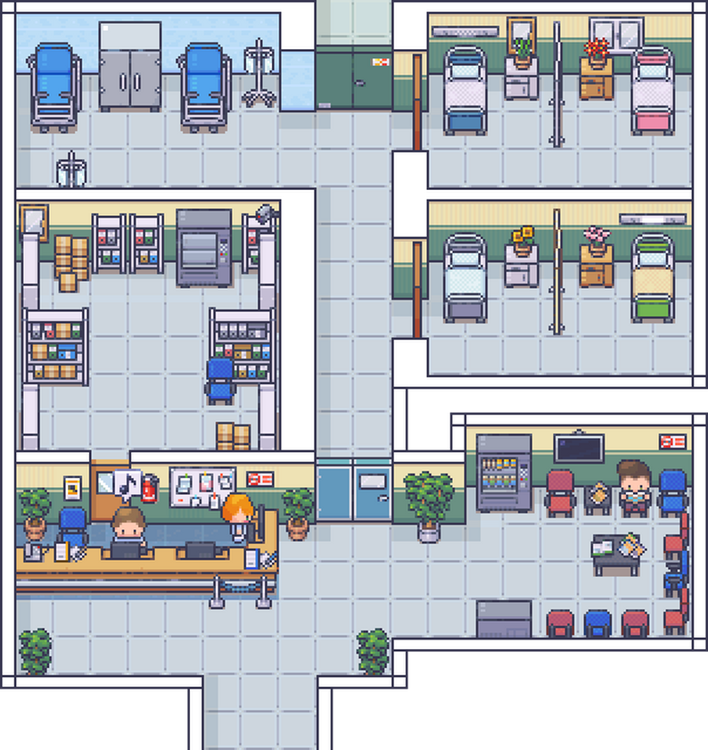 Modern Interiors - RPG Tileset [16X16] by LimeZu