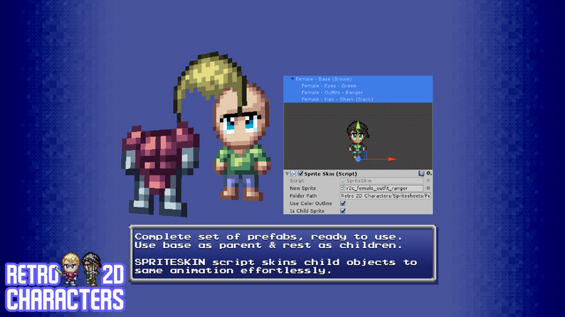 Retro 2D Characters by Perpetual Diversion