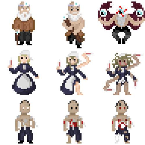 top down player sprites