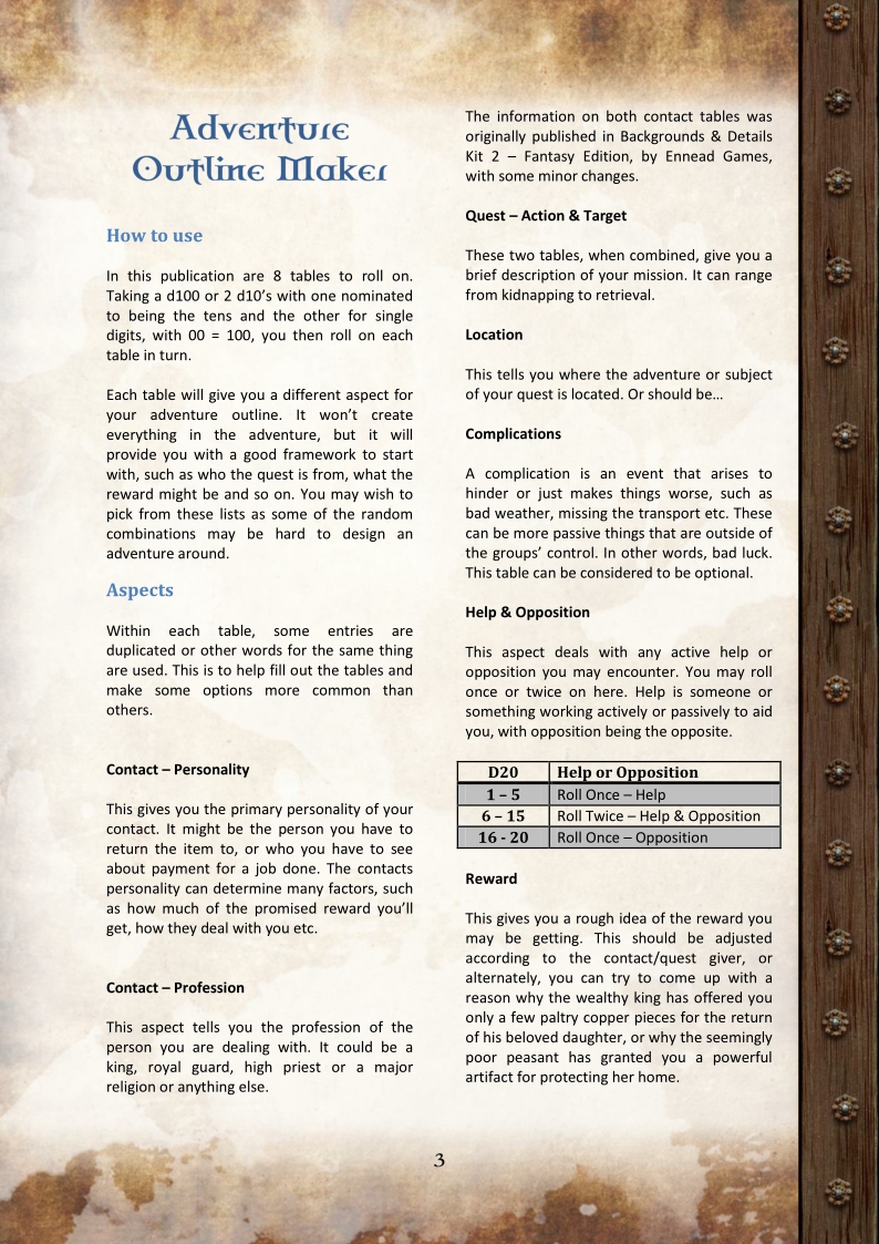Screenshot 4 for Adventure Outline Maker
