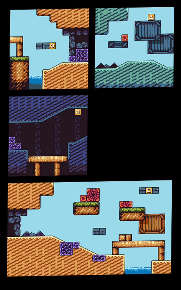 Colourful Platformer - Water Tileset by Matwek